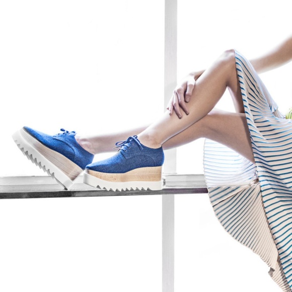 stella mccartney denim shoes